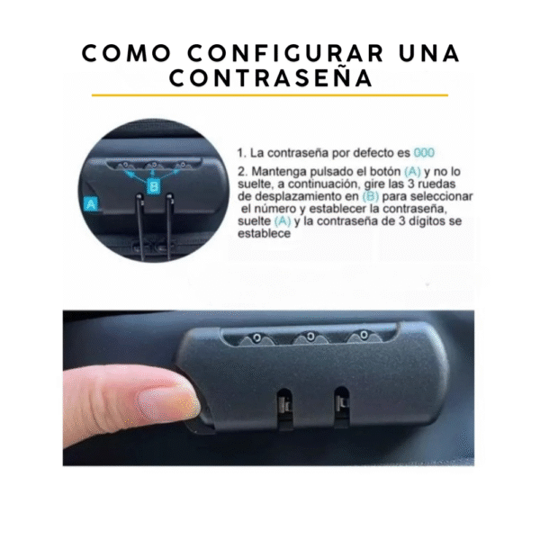 Mochila Bandolera Antirrobo Negra con Puerto USB – Impermeable y Multifuncional - Image 2