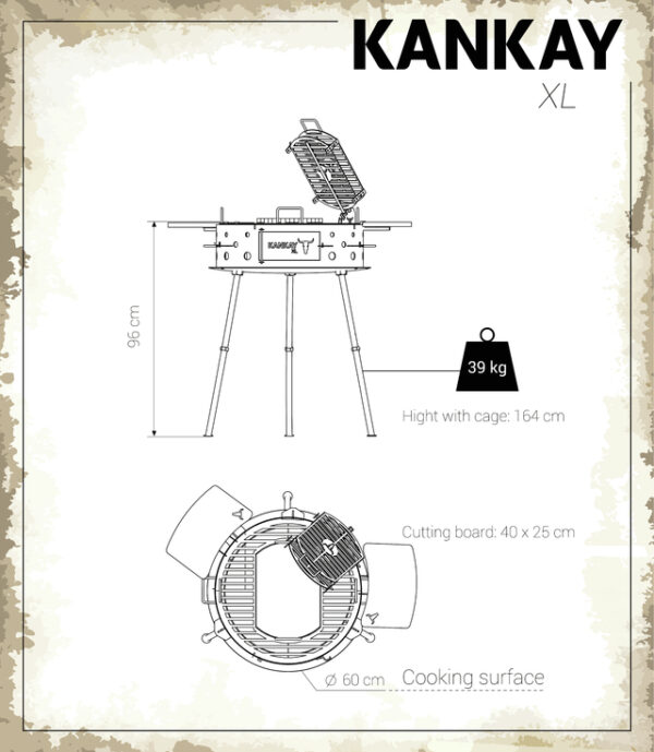 Parrilla desmontable Kankay XL - Image 6